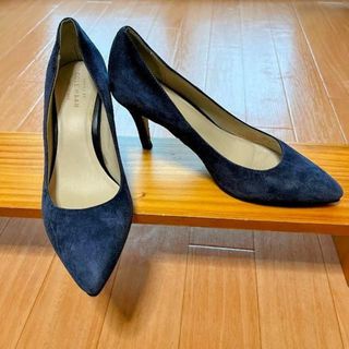 ゼログランド(ZEROGRAND（COLE HAAN）)のコールハーン パンプス グランドシリーズ スエード ネイビー(ハイヒール/パンプス)