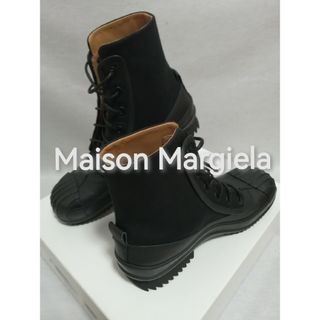 マルタンマルジェラ(Maison Martin Margiela)の★新品・メンズ★【Maison Margiela】ブーツ　キャンバス　41　黒(ブーツ)