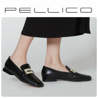 ペリーコ(PELLICO)の定価79200 新品 ペリーコ ANELLI FIBBIA ローファー 24.5(ローファー/革靴)