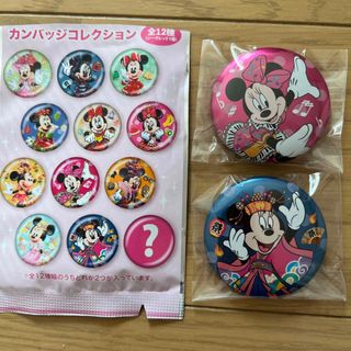 ディズニー(Disney)のミニー 缶バッジ コレクション(キャラクターグッズ)