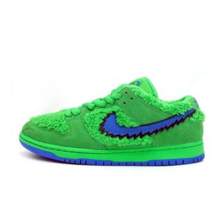 ナイキ(NIKE)のナイキ NIKE × グレイトフルデッド GRATEFUL DEAD ■ 【 SB DUNK LOW GREEN BEAR CJ5378 300 】 エスビー ダンク ロー グリーン ベア スニーカー　f21222(スニーカー)