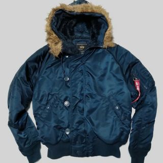 アルファインダストリーズ(ALPHA INDUSTRIES)のアルファ　N-2B　Ｌサイズ　R-BLUE ネイビー　フライト(フライトジャケット)