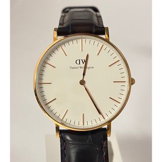 ダニエルウェリントン(Daniel Wellington)の1回極美品 定価3.3万 DWダニエルウェリントン 替えベルト付 箱/保(腕時計)