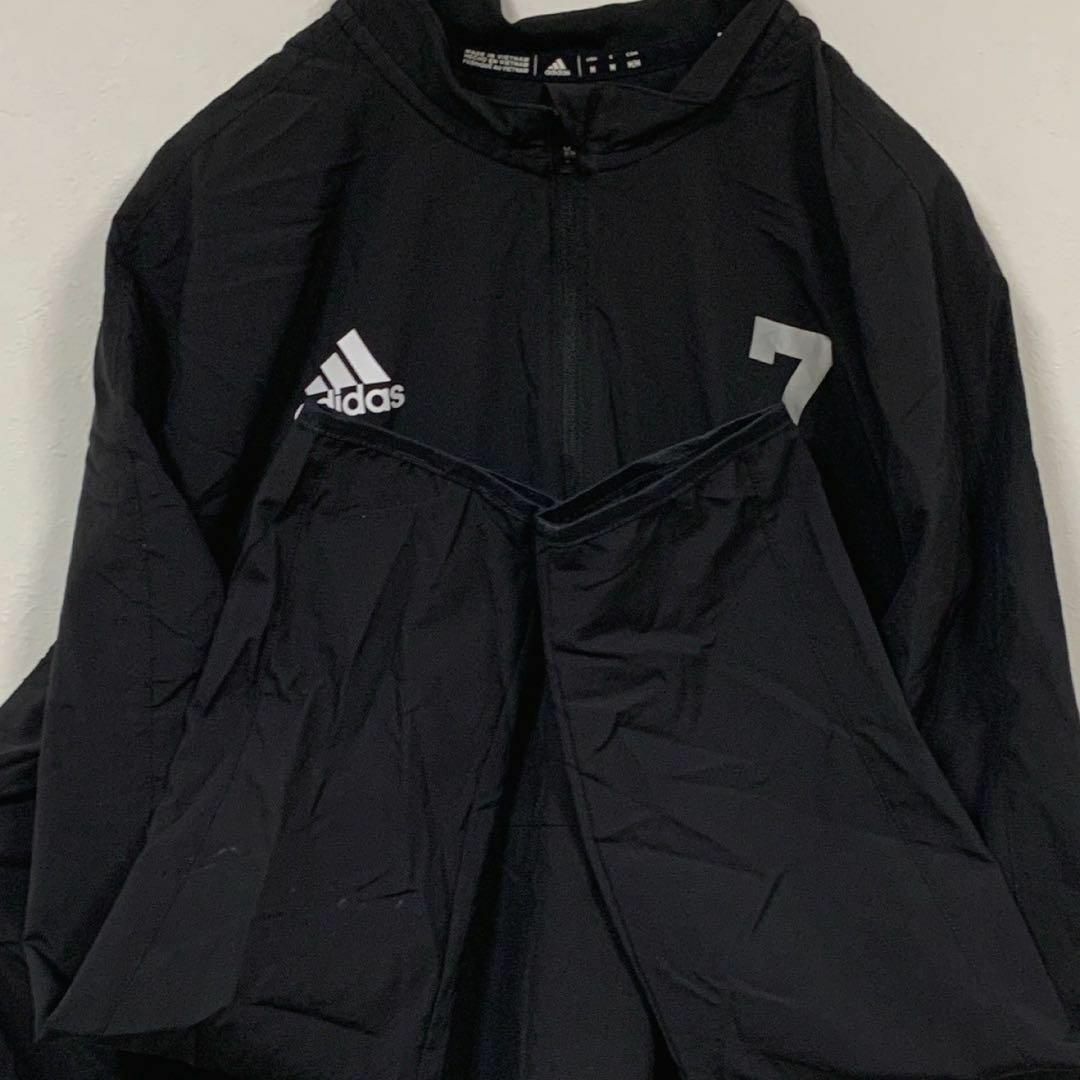 adidas(アディダス)のadidas BLACK トラックジャケット 長袖 アウター Oサイズ メンズのトップス(ジャージ)の商品写真