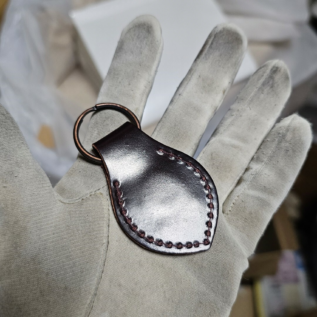 Ashlandleather key fob シェルコードバン #8 コードバン メンズのファッション小物(キーホルダー)の商品写真