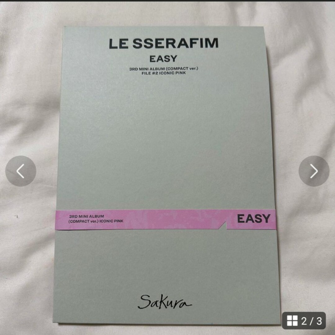 ルセラフィム Easy サクラ コンパクト エンタメ/ホビーのCD(K-POP/アジア)の商品写真