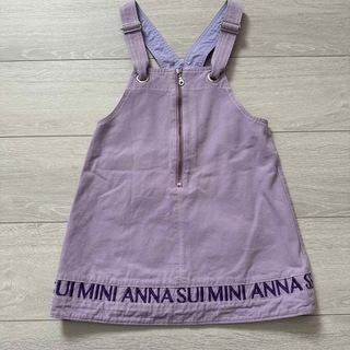 ANNA SUI mini - アナスイミニ　ジャンスカ　デニム　ワンピース