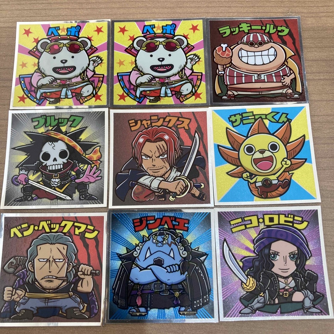 ONE PIECE(ワンピース)のワンピース　RED シール　まとめ売り エンタメ/ホビーのアニメグッズ(その他)の商品写真