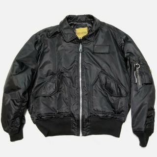 アルファインダストリーズ(ALPHA INDUSTRIES)のアルファ　KNOXARMORY　CWU-45P　ブラック　黒　フライトジャケット(フライトジャケット)