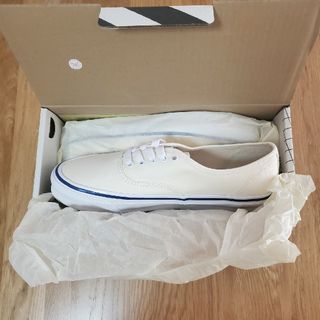 VANS VAULT - VANS VAULT Authentic WHITE us10 ボルト