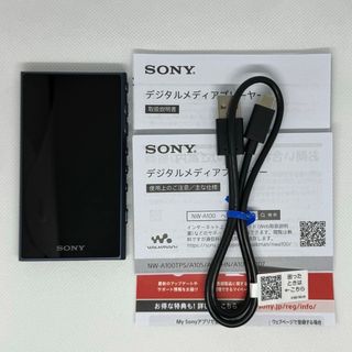 ウォークマン(WALKMAN)の美品SONY NW-A105(L)16GB ブルー ハイレゾ対応ウォークマン(ポータブルプレーヤー)