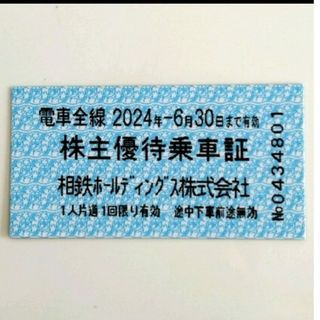 相鉄ホールディングス　株主優待乗車証(鉄道乗車券)