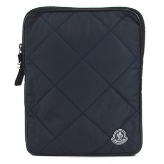 MONCLER - モンクレール MONCLER クラッチバッグ ポーチ ナイロン ネイビー ユニセックス 送料無料【中古】 h30135a