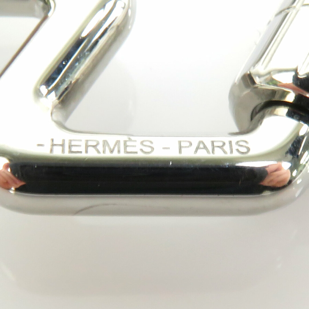 Hermes(エルメス)のエルメス HERMES キーリング チャーム H・トゥ・スピード メタル シルバー ユニセックス 送料無料【中古】 h30152k レディースのファッション小物(キーケース)の商品写真