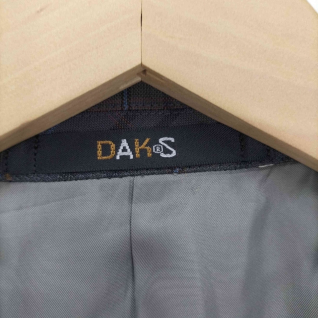 DAKS(ダックス)のDAKS(ダックス) シルク混 ウール チェック 2B テーラードジャケット メンズのジャケット/アウター(テーラードジャケット)の商品写真