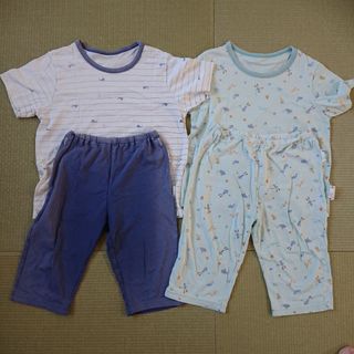 ユニクロ(UNIQLO)のUNIQLObaby  半袖パジャマ2枚組  110cm(パジャマ)