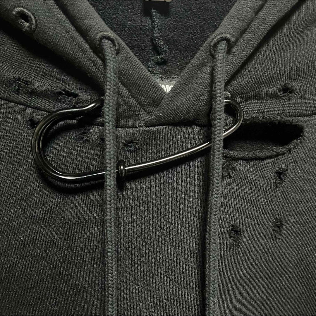 RAF SIMONS - RAF SIMONS 20aw セーフティピンフーディ 安全ピン RAF SIMONS - RAF SIMONS 20aw セーフティピンフーディ 安全ピン
