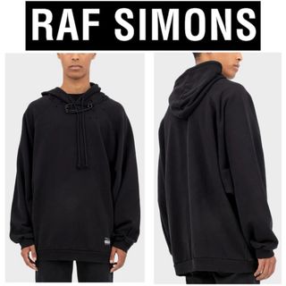 ラフシモンズ(RAF SIMONS)のRAF SIMONS 20aw セーフティピンフーディ 安全ピンパーカー(パーカー)