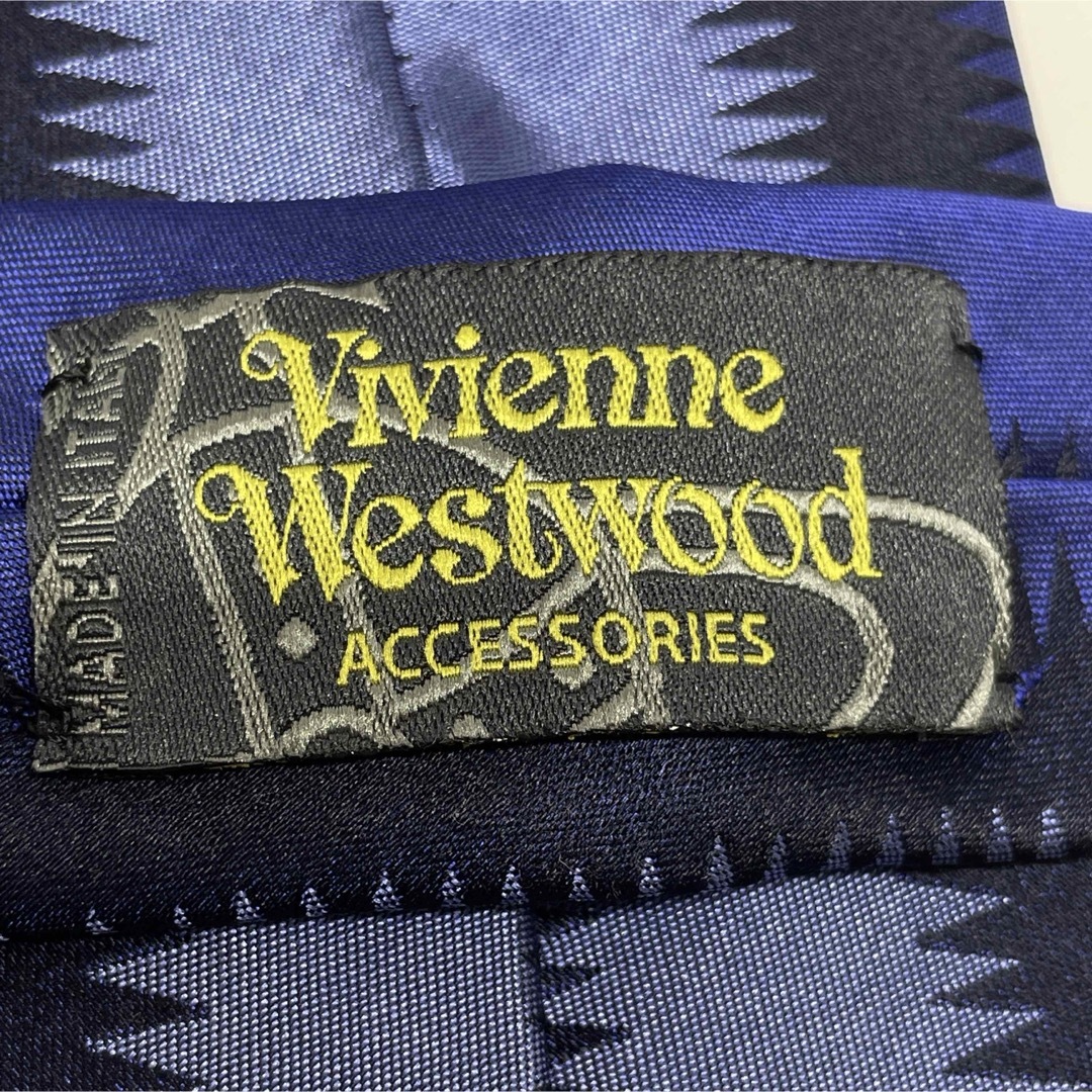 Vivienne Westwood(ヴィヴィアンウエストウッド)の美品vivienne westwood ヴィヴィアン ネクタイ シルク オーブ メンズのファッション小物(ネクタイ)の商品写真