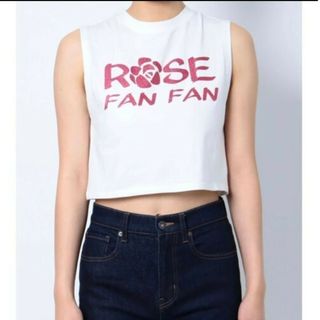 ジュエティ(jouetie)のjouetie タンクトップ 定価5,500円 ROSE FAN FAN コラボ(タンクトップ)