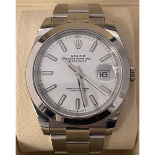 ロレックス(ROLEX)の新品　ロレックス デイトジャスト41 126300 新保2024.3 ホワイト (腕時計(アナログ))