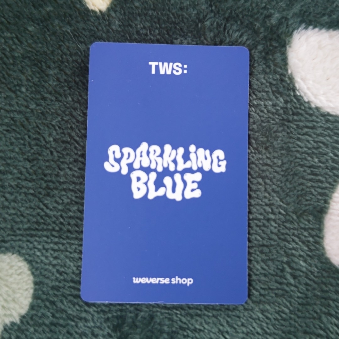 TWS ハンジン【Sparkling Blue】Weverse グローバル 特典の通販 by