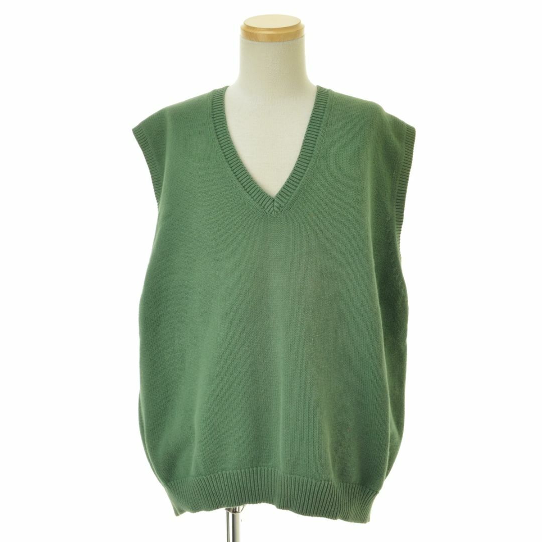 LANDS'END - 【LANDS'END】90s USA製 Vネックコットンニット LANDS'END - 【LANDS'END】90s USA製 Vネックコットンニット
