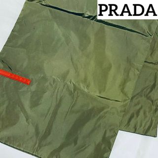 ★PRADA★ マフラー レディース メンズ 無地 カーキ