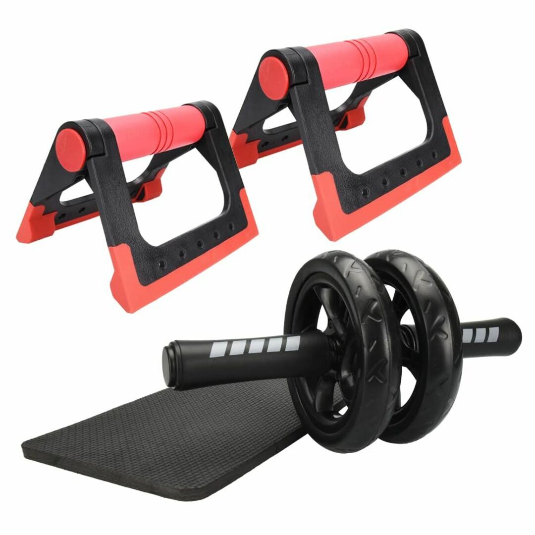 LioPan 腹筋ローラー プッシュアップバー 筋力トレーニング 初心者 自宅  スポーツ/アウトドアのトレーニング/エクササイズ(トレーニング用品)の商品写真