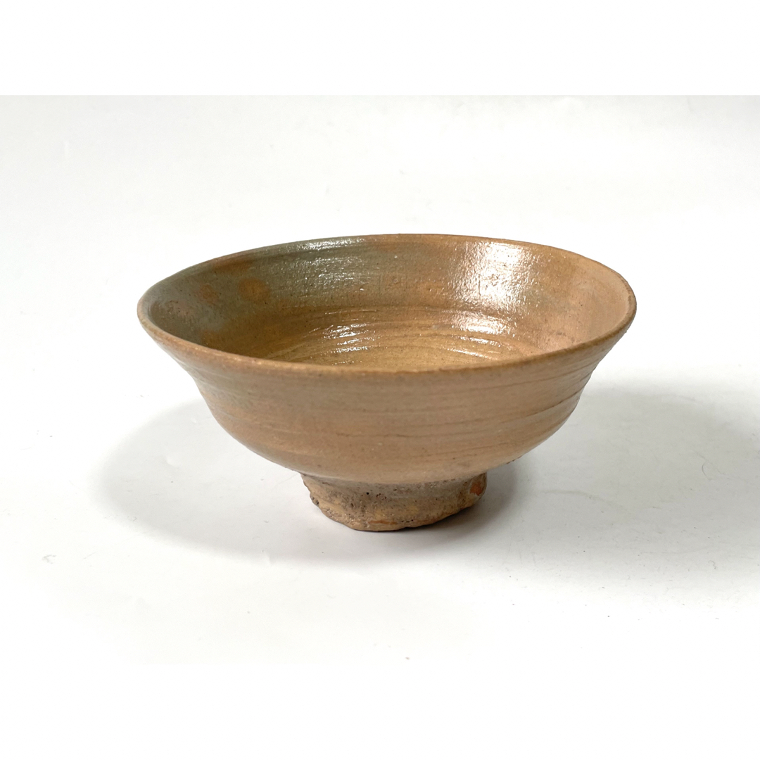 陶芸家 作家物 森田無想 伊羅保 茶碗 黄伊羅保 抹茶碗 共箱 森田 陶芸家 作家物 森田無想 伊羅保 茶碗 黄伊羅保 抹茶碗 共箱 森田