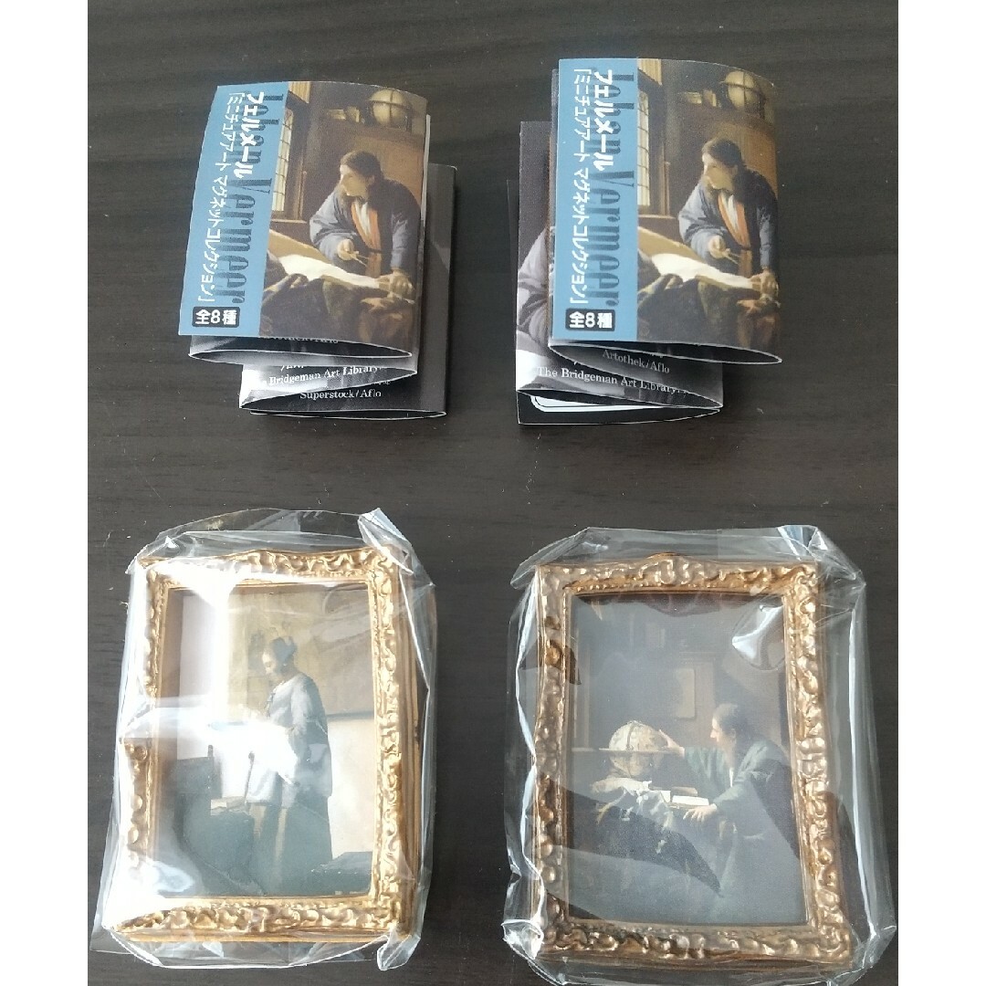 フェルメール ミニチュアアート マグネットコレクション エンタメ/ホビーのエンタメ その他(その他)の商品写真