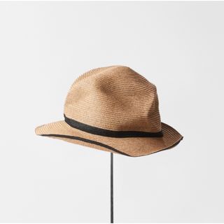 mature ha. - ⚫︎新品　マチュアーハ　BOXED HAT 6.5cm brim