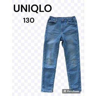 ユニクロ(UNIQLO)のUNIQLO☆デニムパンツ☆130(パンツ/スパッツ)