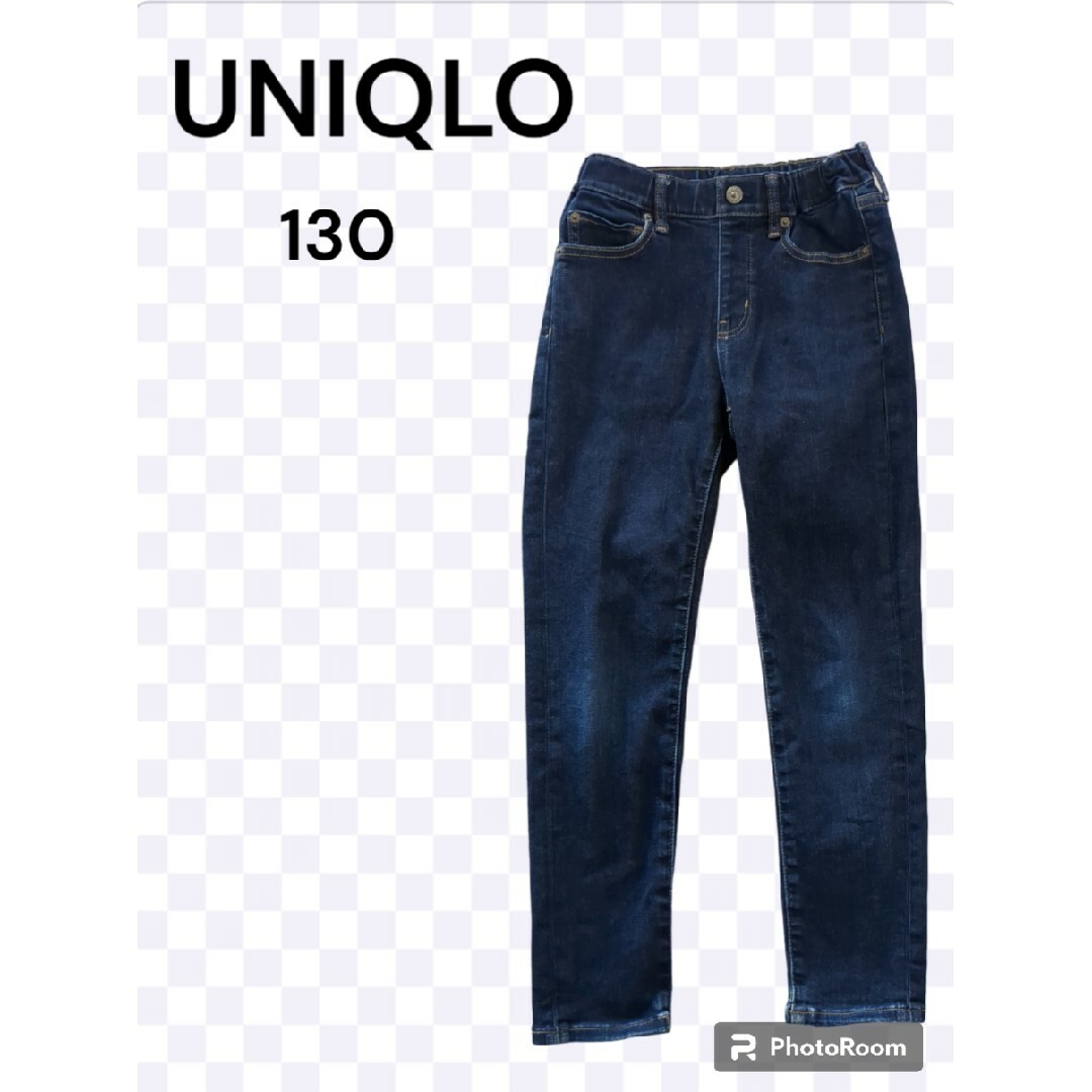 UNIQLO(ユニクロ)のUNIQLO☆デニムパンツ☆130 キッズ/ベビー/マタニティのキッズ服男の子用(90cm~)(パンツ/スパッツ)の商品写真