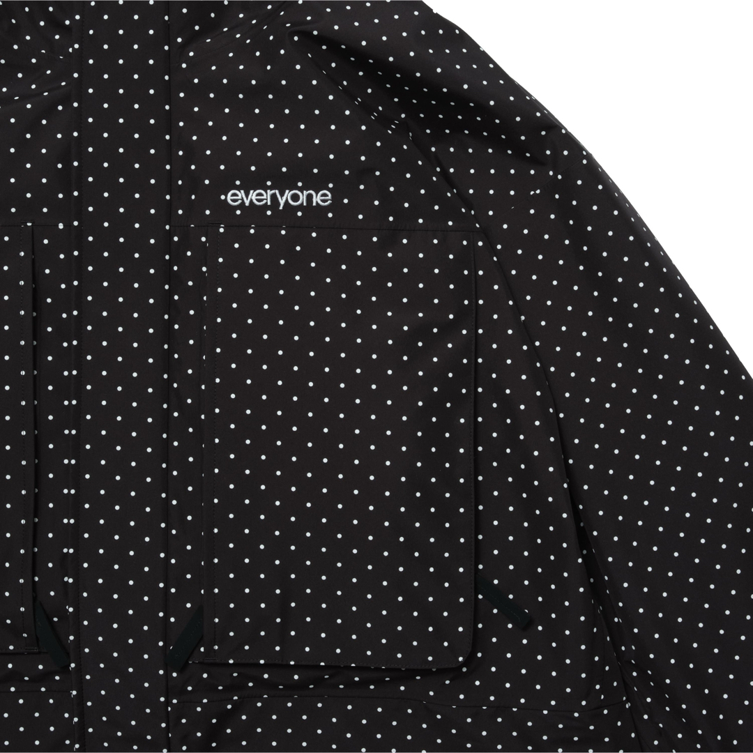 1LDK SELECT(ワンエルディーケーセレクト)のeveryone polka-dot 3layer Jacket Lサイズ メンズのジャケット/アウター(ナイロンジャケット)の商品写真