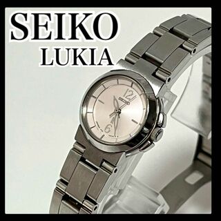 セイコー(SEIKO)のSEIKO LUKIA セイコー 1F21-0AC0 ピンク ラウンド 腕時計(腕時計)