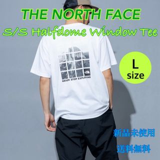 ザノースフェイス(THE NORTH FACE)のノースフェイスショート スリーブハーフドームウィンドウティー Lサイズ 新品(Tシャツ/カットソー(半袖/袖なし))