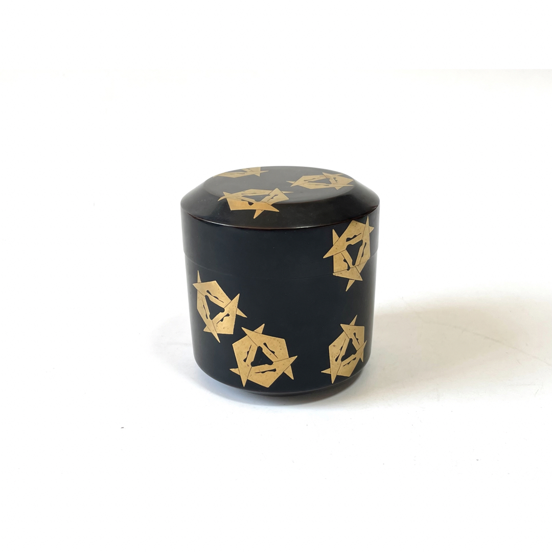 茶道具 二代 前端春斎 雅峯 鱗鶴蒔絵 吹雪 茶入 棗 漆 加賀蒔絵 茶道具 二代 前端春斎 雅峯 鱗鶴蒔絵 吹雪 茶入 棗 漆 加賀蒔絵
