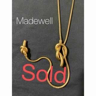 メイドウェル(Madewell)の売却済　　　レア　メイドウェル　ラブノット　(ネックレス)