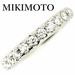 MIKIMOTO - ミキモト ダイヤ ルビー リング ハーフエタニティ 14号 MIKIMOTO - ミキモト ダイヤ ルビー リング ハーフエタニティ 14号