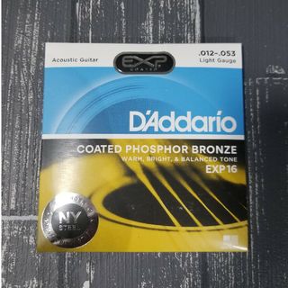 新品　D'Addario ダダリオ アコースティックギター弦 EXP16(弦)