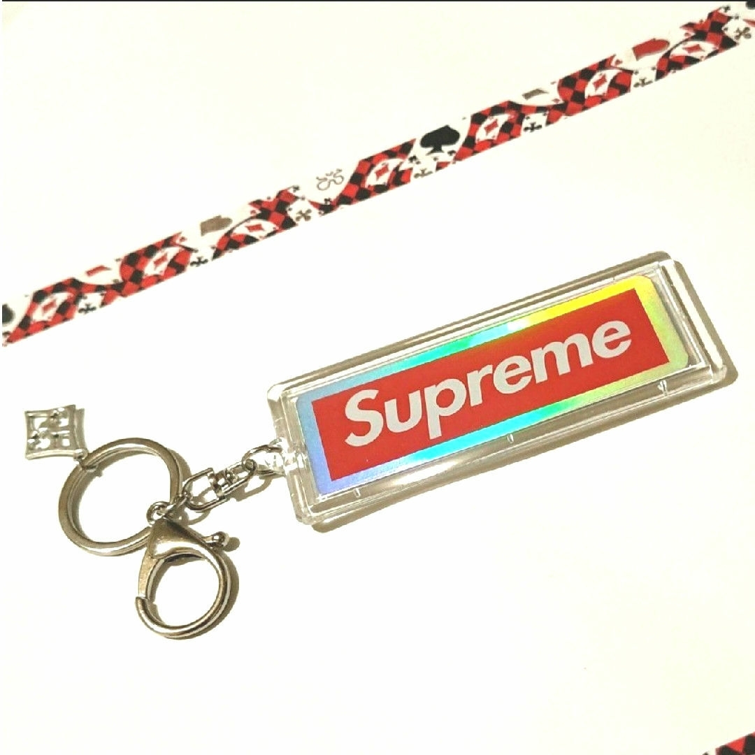 Supreme(シュプリーム)の♧Q⭐Supreme✨ホログラムトランプ✨トランプチャームキーホルダー✨ メンズのファッション小物(キーホルダー)の商品写真