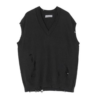 ヨウジヤマモトプールオム(Yohji Yamamoto POUR HOMME)のYohji Yamamoto ニット　ベスト(ベスト)