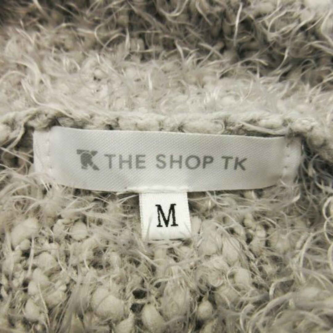 THE SHOP TK(ザショップティーケー)のザショップティーケー シャギーニット 長袖 M グレー 231023MN1R レディースのトップス(ニット/セーター)の商品写真