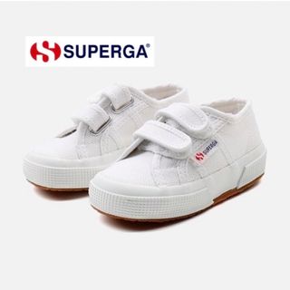 スペルガ(SUPERGA)のSUPERGA＊キッズベルクロスニーカーホワイト(スニーカー)