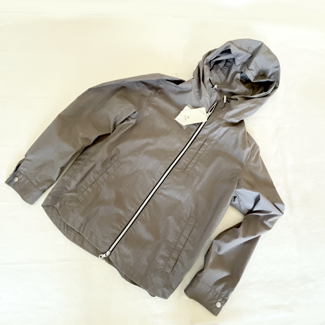 nano・universe(ナノユニバース)の新品　ナノ・ユニバース　ZIPブルゾン　グレー　S メンズのジャケット/アウター(ブルゾン)の商品写真