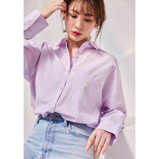 ハーリップトゥ(Her lip to)のherlipto Have It All Stripe Shirt(シャツ/ブラウス(長袖/七分))