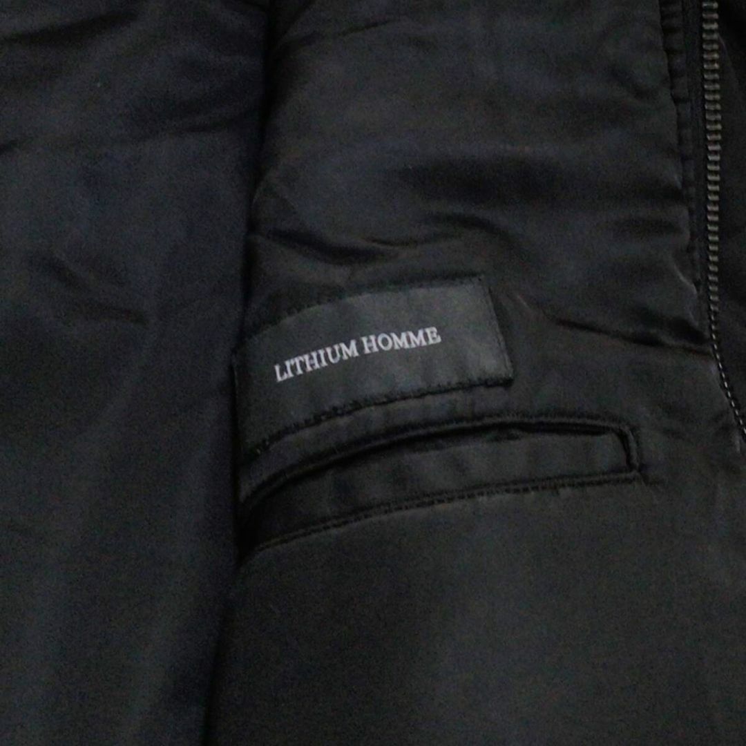 LITHIUM HOMME(リチウムオム)のLITHIUM HOMME リチウムオム ファー付ミリタリージャケット N3-B メンズのジャケット/アウター(ミリタリージャケット)の商品写真