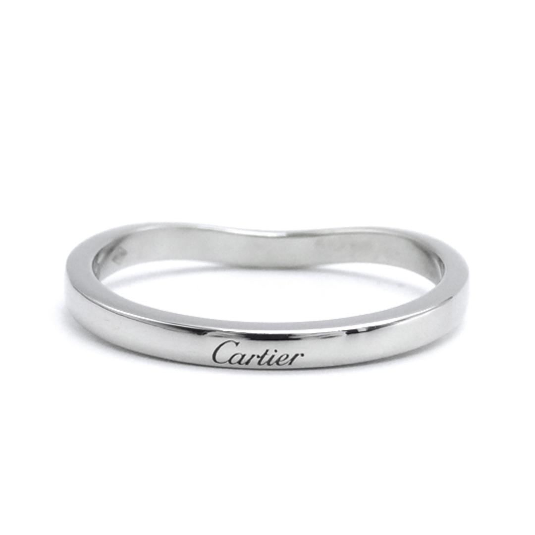 Cartier(カルティエ)のカルティエ バレリーナ カーブ リング ＃55 約15号 指輪 Pt950 プラチナ950 ウェディング ジュエリー CARTIER 横浜BLANC メンズのアクセサリー(リング(指輪))の商品写真