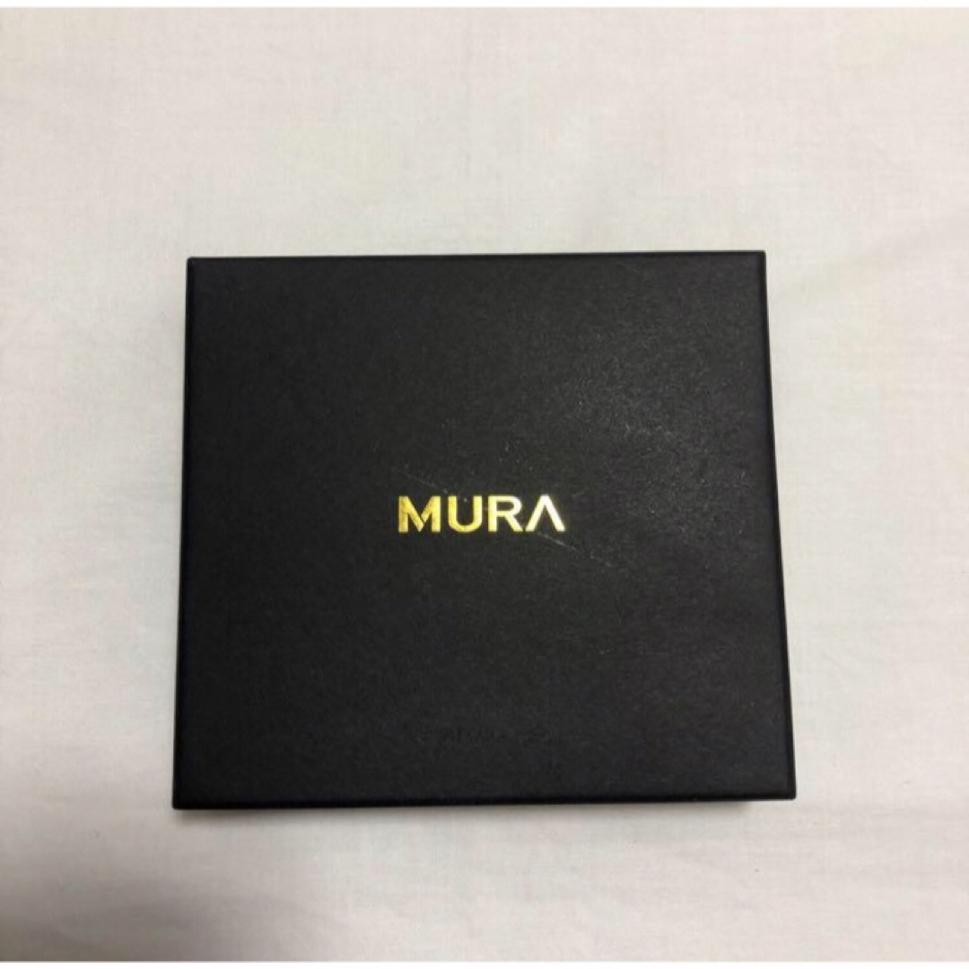 MURA(ムラ)のMURA ラウンドファスナー コードバン調スプリットレザー スクエア二つ折り財布 レディースのファッション小物(財布)の商品写真